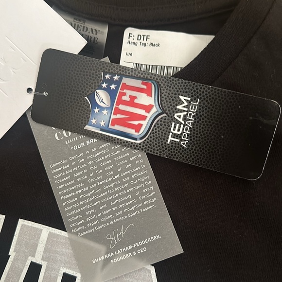 Las Vegas Raiders- NFL game day studded T shirt - Picture 4 of 6